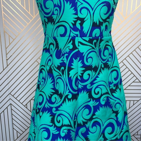 Beautiful J-crew jacquard patterned dress. - Picture 3 of 6